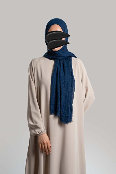 Emare Şal Bürümcük - Albastru închis