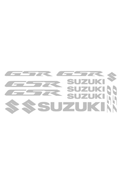 Oracal 651 Set 13 stickere suzuki gsr 750 v3,20cm x 2cm, gri