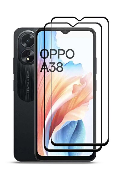 Generic عبوة من قطعتين من واقي الشاشة الزجاجي المقوى لهاتف Oppo A38