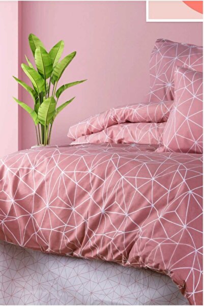 TULUM'S 100% Cotton Double Bedding Set with Geometric Pattern