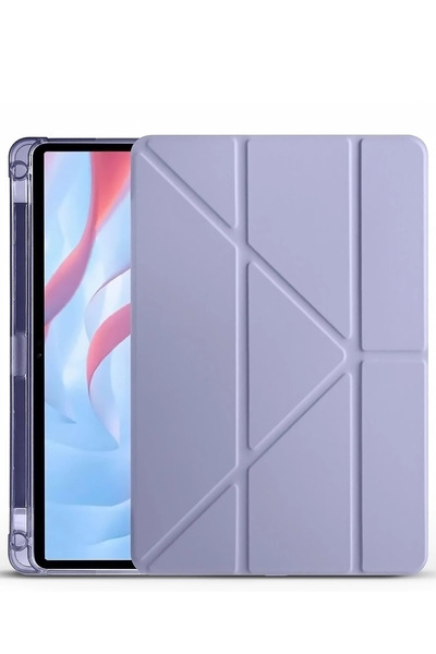 NewFace Lvsqvr Huawei Honor Pad X9A Mars Tablet Case with Pen Holder - (225349) Light Purple