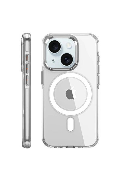 Joko غطاء LVSQVR لهاتف iPhone 15 Pro غطاء كريستال ماجسيف (232345) - شفاف