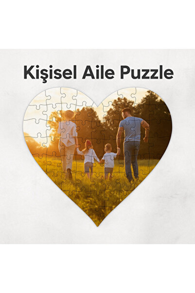 EXİN Sevgiliye Hediye Kişiye Özel Ahşap Puzzle – Fotoğraf Baskılı 30x40 cm