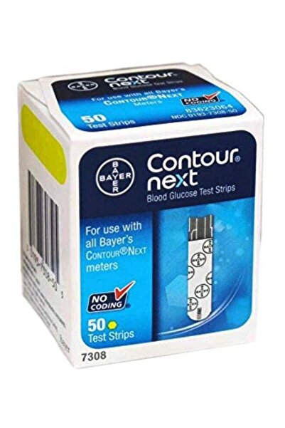 Contour Next Test Strips for Blood Glucose, 50 strips