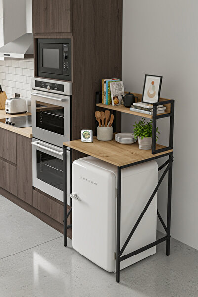 Taşdibi Home Mini Buzdolabı Üstü Raflı Düzenleyici