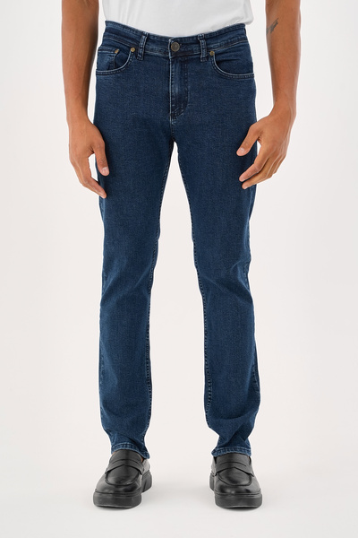 BLACK LEE Men's Stonewashed Slim Fit Stretch Fabric Jean Denim Trousers