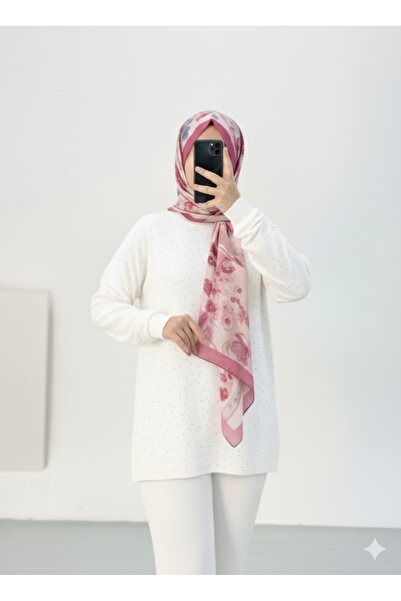 Blue Morpho Modal Fabric Stone Hijab Double Set