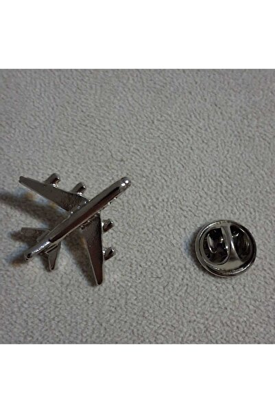 MODA MANANI Gümüş Rengi Uçak Broş