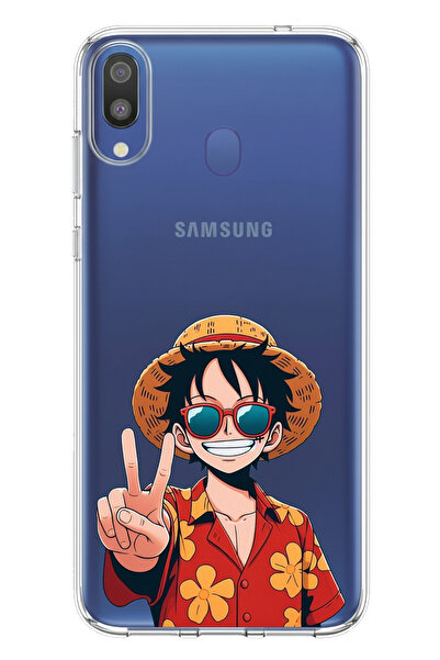 TechTree حافظة سيليكون متوافقة مع هاتف سامسونج جالاكسي M20 بتصميم مونكي دي لو...