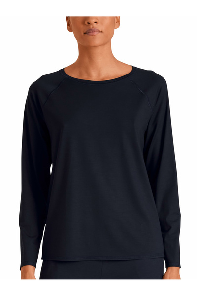 Calida Rundkragen Langarmshirt für Damen