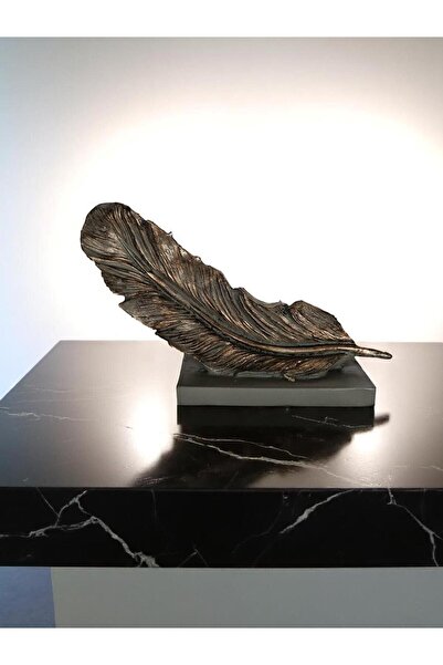 Hanlar Home Yaprak Figürlü Dekoratif Obje - Model 1 (30x18x12)