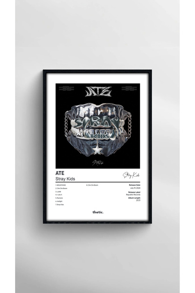 Thetic Stray Kids - ATE Album Colecție PREMIUM Poster Spotify!