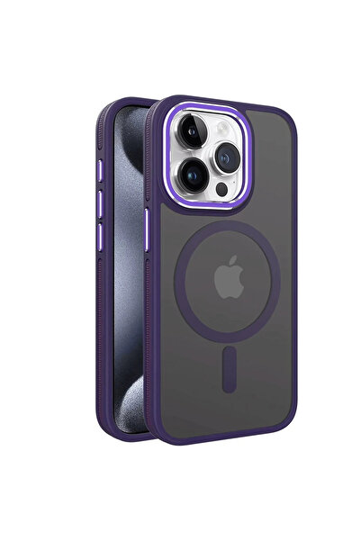 Joko غطاء LVSQVR لهاتف آيفون 13 برو ماكس متوافق مع ماج سيف - (231045) بنفسجي ...