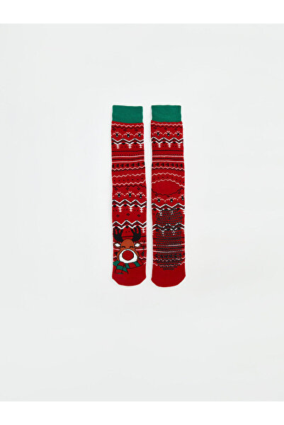 LC Waikiki New Year's Themed Men's Sock Socks