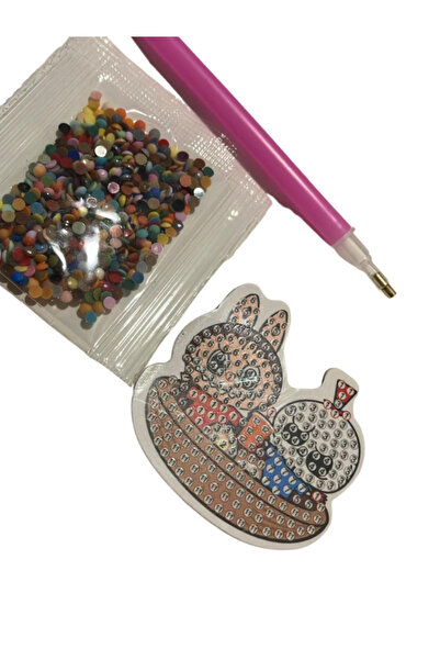 BalonKasaba Labubu Kendin Yap Boncuk Puzzle Manyetik Yapışkan Boncuk Puzzle Seti- 1 Adet