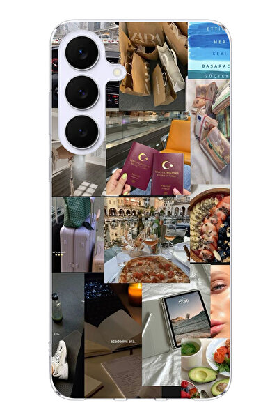 TechTree حافظة سيليكون مطبوع متوافقة مع هاتف سامسونج جالاكسي S25 FE مع تصميم جديد من فيجن بورد