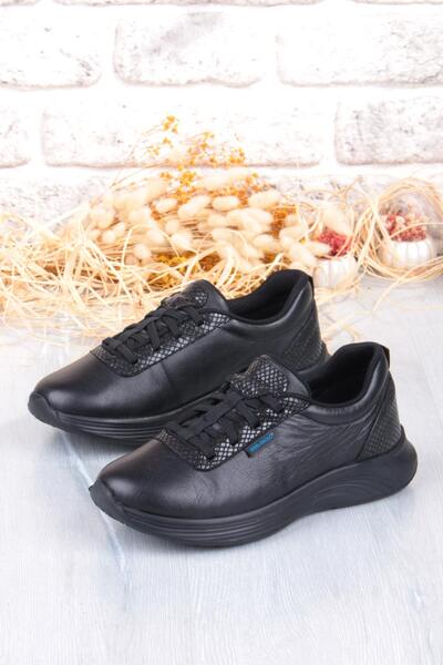 KİNG PAOLO I5211 Izabel Comfort Rubber Laced Genuine Leather Women's Shoes