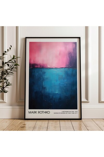 Esci Design Framed Painting - Mark Rothko Series - Abstract Modern Trend Painting - Minimalist Painting - Living Room Painting
