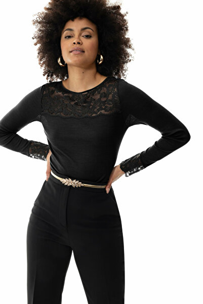 MEY Rundkragen Langarmshirt für Damen
