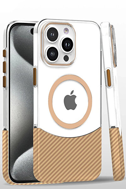 Joko غطاء LVSQVR لآيفون 16 برو بتصميم الكربون مع تقنية Magsafe (233123) - لون...