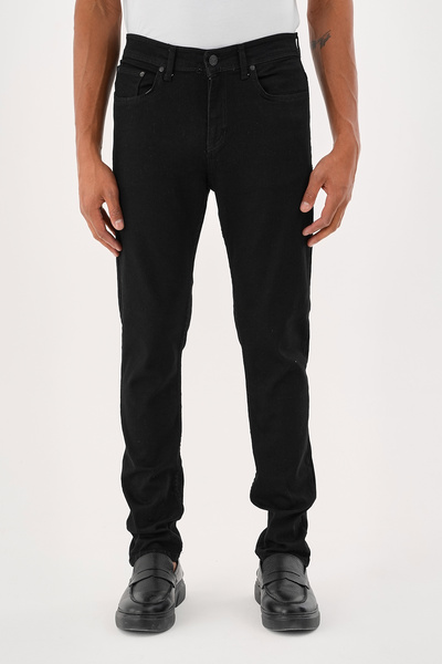 BLACK LEE Men's Stonewashed Slim Fit Stretch Fabric Jean Denim Trousers