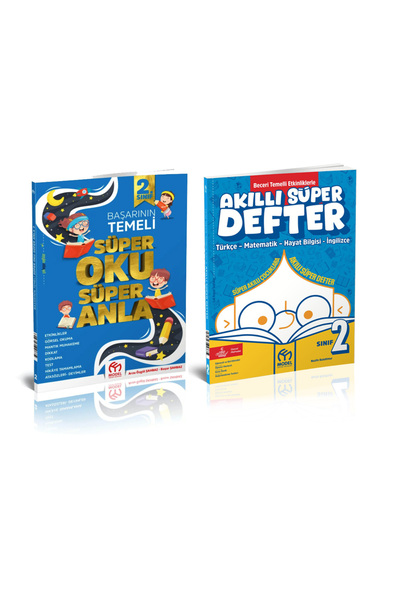 Model Eğitim Yayınları 2.Sınıf Akıllı Süper Defter + 2.Sınıf Süper Oku Süper ...