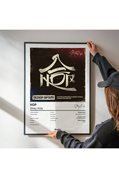 Thetic Stray Kids - Hop Album Collection Premium Spotify Poster!