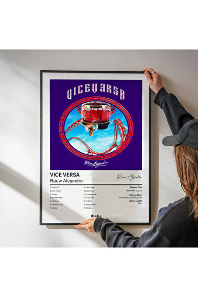Thetic Rauw Alejandro - Vice Versa Album Collection Premium Spotify Poster!