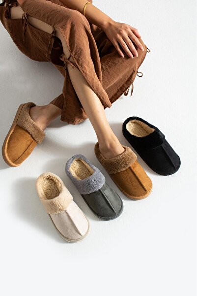 Mode Cool Women's Furry House Slippers – Soft Plush, Comfortable and Warm Winter Slipper Models