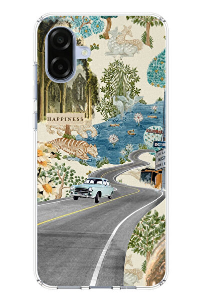 TechTree حافظة سيليكون متوافقة مع هاتف سامسونج جالاكسي A07 باللون الأخضر الفن...