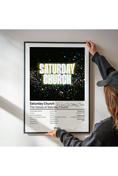 Thetic Sia - Saturday Church Album Collection Premium Spotify Poster!