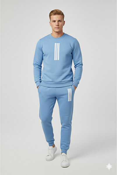 NİCE طقم علوي وسفلي منقوش للجنسين للرجال/النساء بغطاء رأس