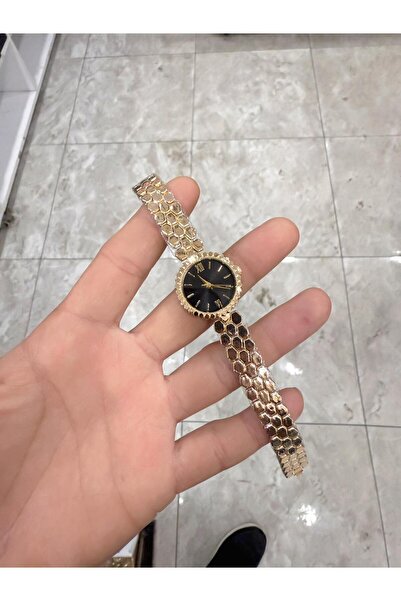 LOOQ Roma Rakam Petek Tasarım Kordon Şık Kadın Kol Saati