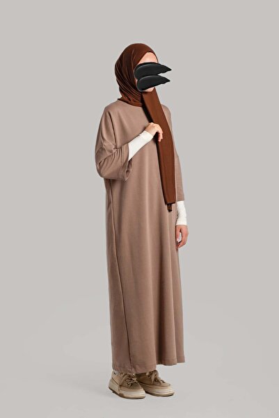 Emare Fakir Kol Cotton Sports Suit - Light Brown