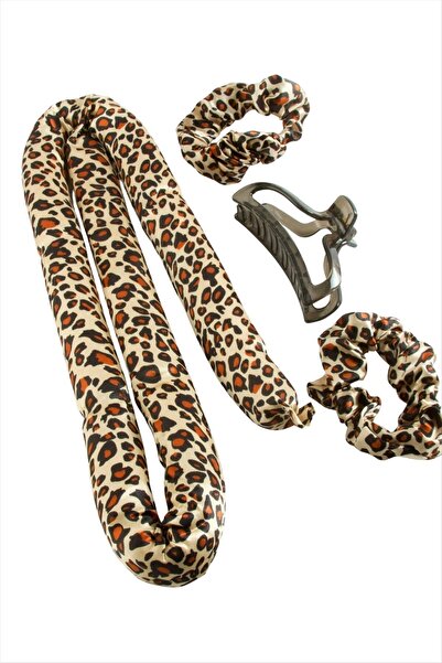 Genel Markalar leopar Desenli Bugidi Saç Şekillendirici Sünger Set