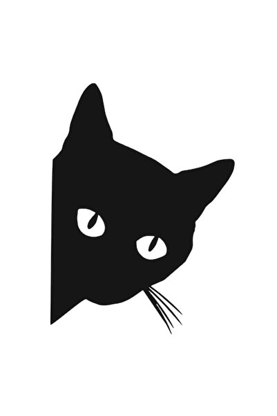 Oracal 651 Διακοσμητικό αυτοκόλλητο αυτοκινήτου με μαύρη γάτα 18cm X 14 cm