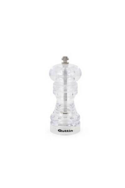Quttin Transparent pepper grinder H140 mm – food grade acrylic, adjustable – ...