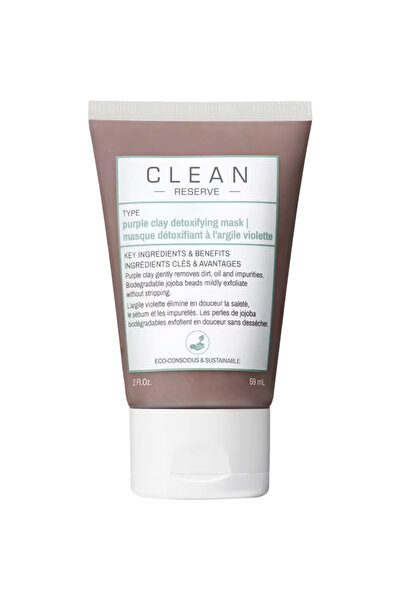 Clean Reserve - Argilă mov, Detoxifiantă, Mască de argilă, 59 ml
