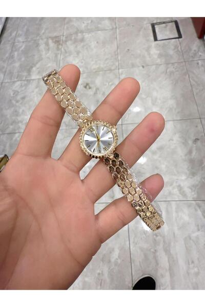 LOOQ Roma Rakam Petek Tasarım Kordon Şık Kadın Kol Saati