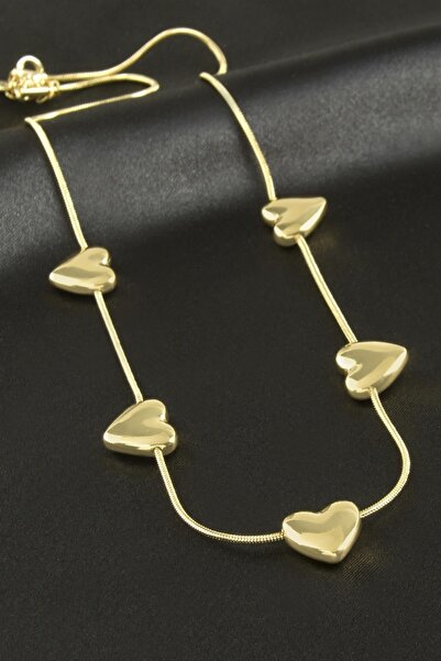 CT STONES Heart Luxury Steel Necklace