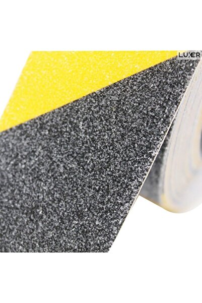 LUXER Anti-Slip Adhesive Tape For Stairs/Steps Indoor/Outdoor, Dimensions 5 cmx5 m, Black-Yellow