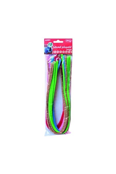 Daco Curățătoare de țevi multicolore, set 15 buc., 15 cm