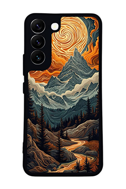 BGAKSESUAR حافظة سوداء متوافقة مع هاتف سامسونج جالاكسي S22 - سيليكون ناعم، وا...