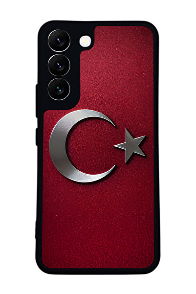 BGAKSESUAR حافظة سوداء متوافقة مع هاتف سامسونج جالاكسي S22 - سيليكون ناعم، وا...