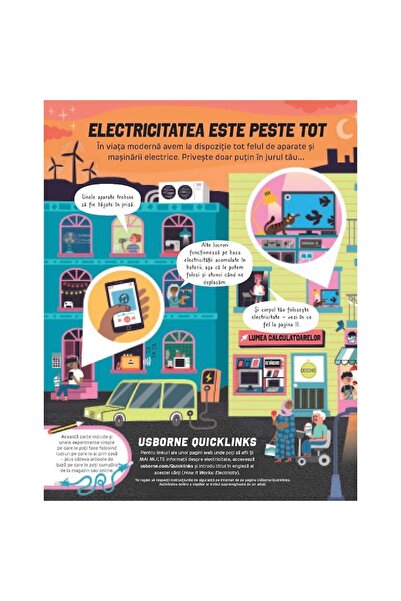 Univers Enciclopedic Junior How Electricity Works — Lift-the-Flap Book (Usborne Books)