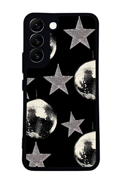 BGAKSESUAR حافظة سوداء متوافقة مع هاتف سامسونج جالاكسي S22 - سيليكون ناعم، وا...