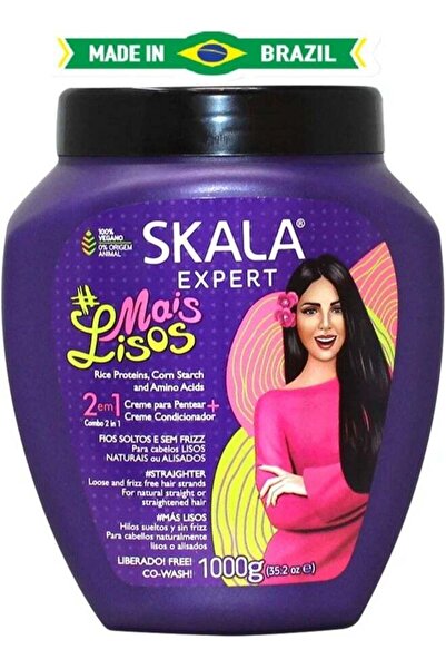 Scala كريم علاج الشعر (2 في 1) - بروتين الأرز، نشا الذرة والأحماض الأمينية، 1...