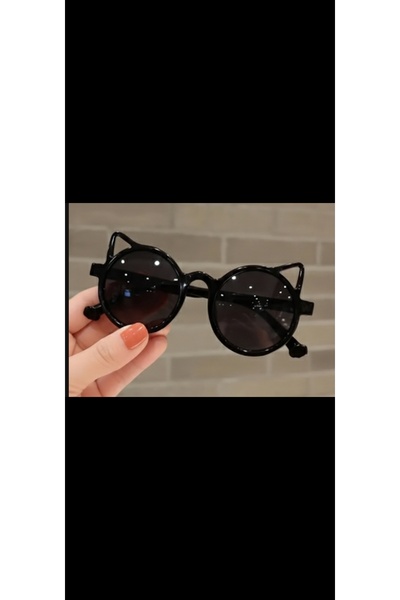 alka نظارات شمسية للأطفال بتصميم أذن قطة لطيفة