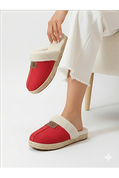 PAPUCUMUN DÜNYASI Women's House Slippers Winter Slippers Dowery Set Guest Slippers