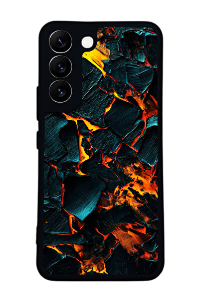 BGAKSESUAR حافظة سوداء متوافقة مع هاتف سامسونج جالاكسي S22 - سيليكون ناعم، وا...